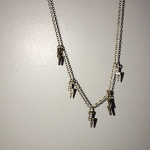 Lightening bolt necklace